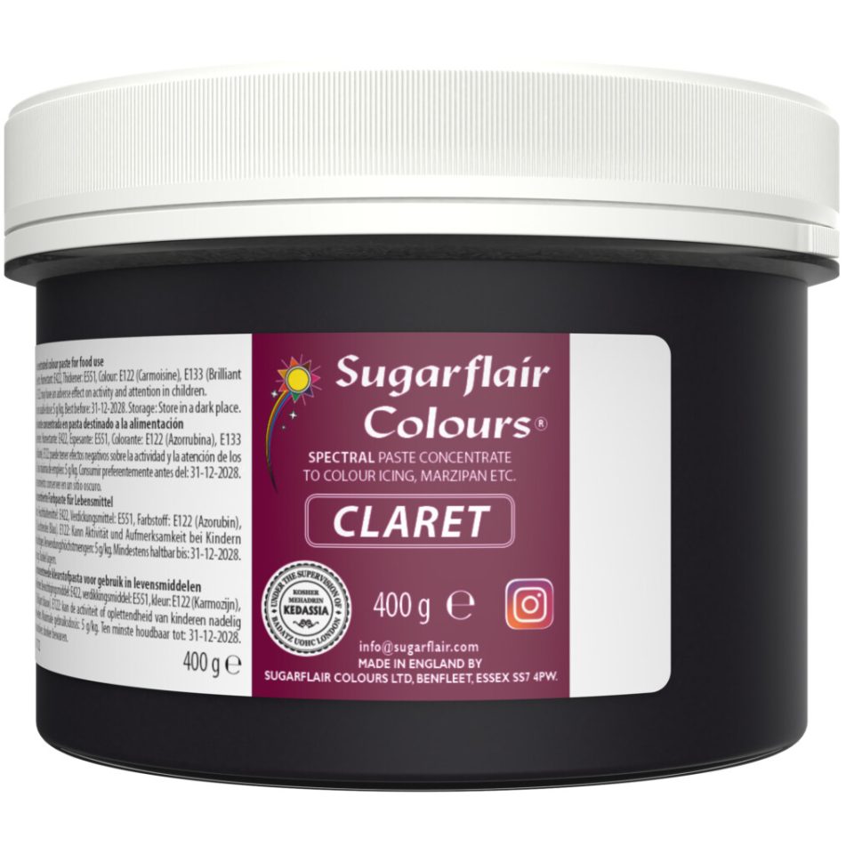 Sugarflair kleurstof Claret 400 g
