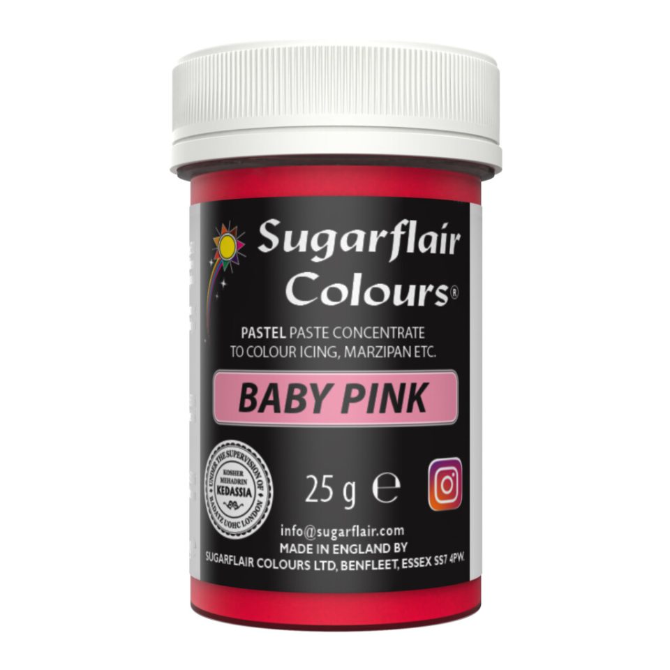 Sugarflair kleurstof Pastel Baby Pink 25 g