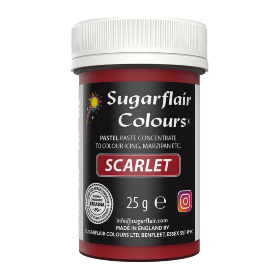 Sugarflair kleurstof Pastel Scarlet 25 g