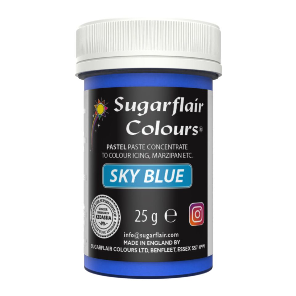 Sugarflair kleurstof Pastel Sky Blue 25 g