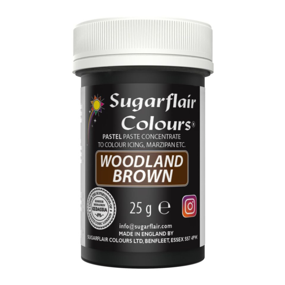 Sugarflair kleurstof Pastel Woodland Brown 25 g