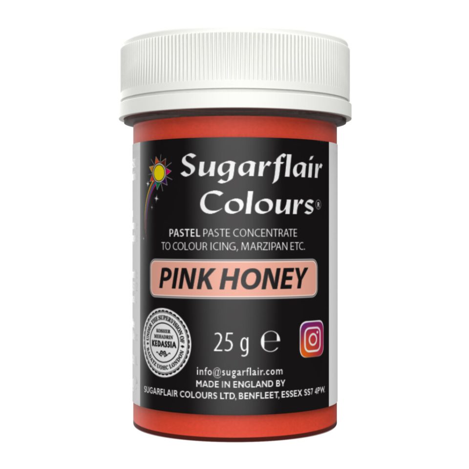 Sugarflair kleurstof Pastel Pink Honey 25 g