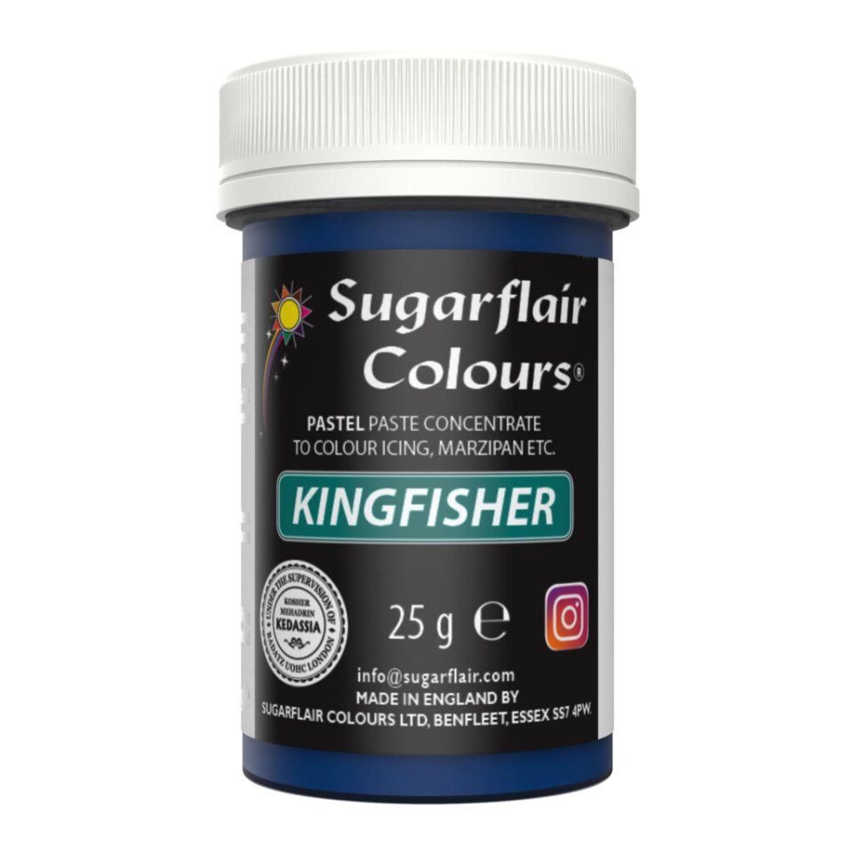 Sugarflair kleurstof Pastel Kingfisher Blue 25 g