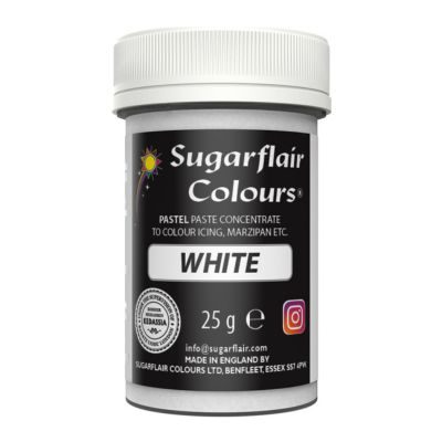 Sugarflair kleurstof Pastel White 25 g