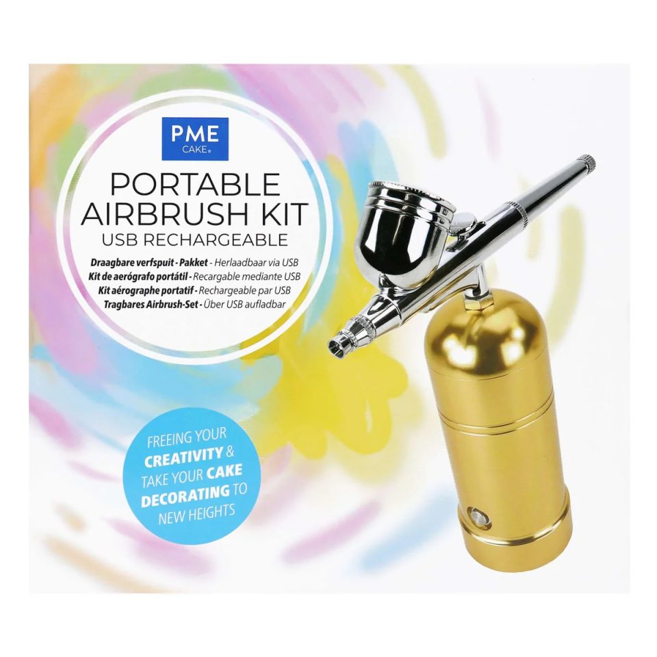 PME Portable Airbrush Kit Gold