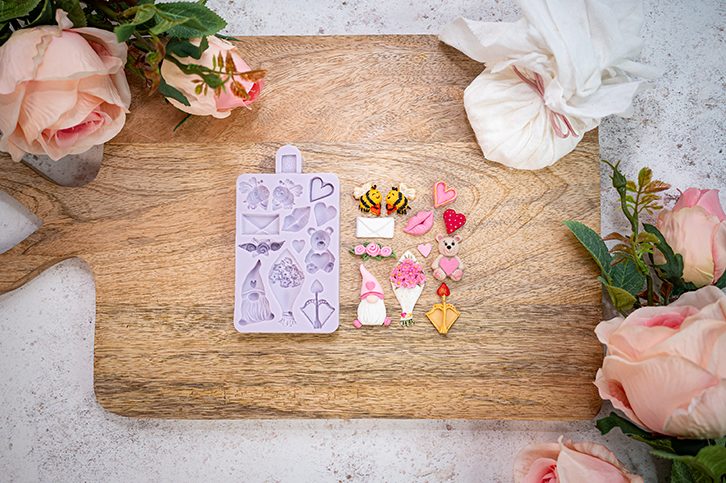 Karen Davies siliconen mal Miniature Valentines