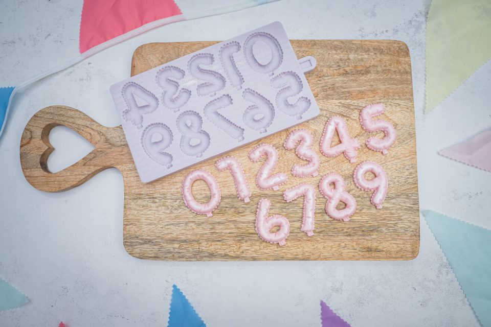 Karen Davies siliconen mal Balloon Numbers