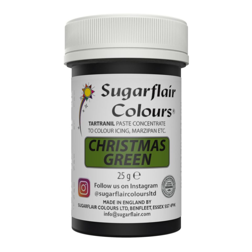 Sugarflair Tartranil kleurstof Christmas Green 25 g