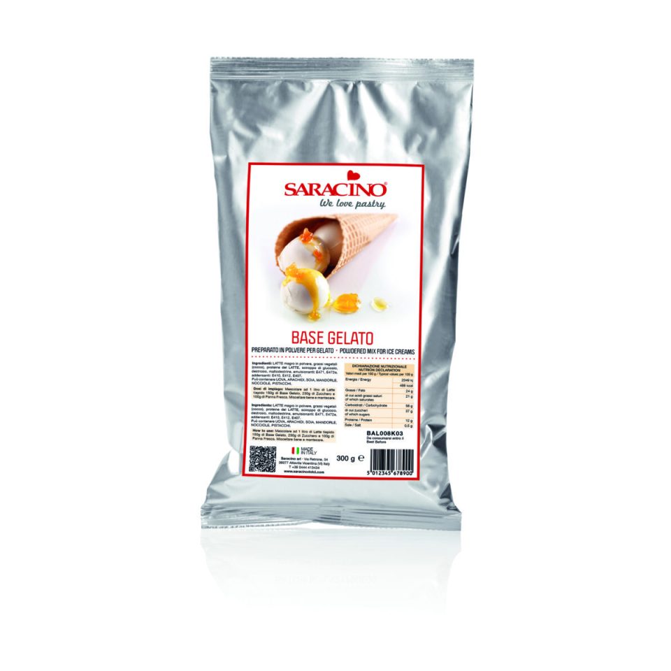 Saracino Ice Cream Base Mix 300 g