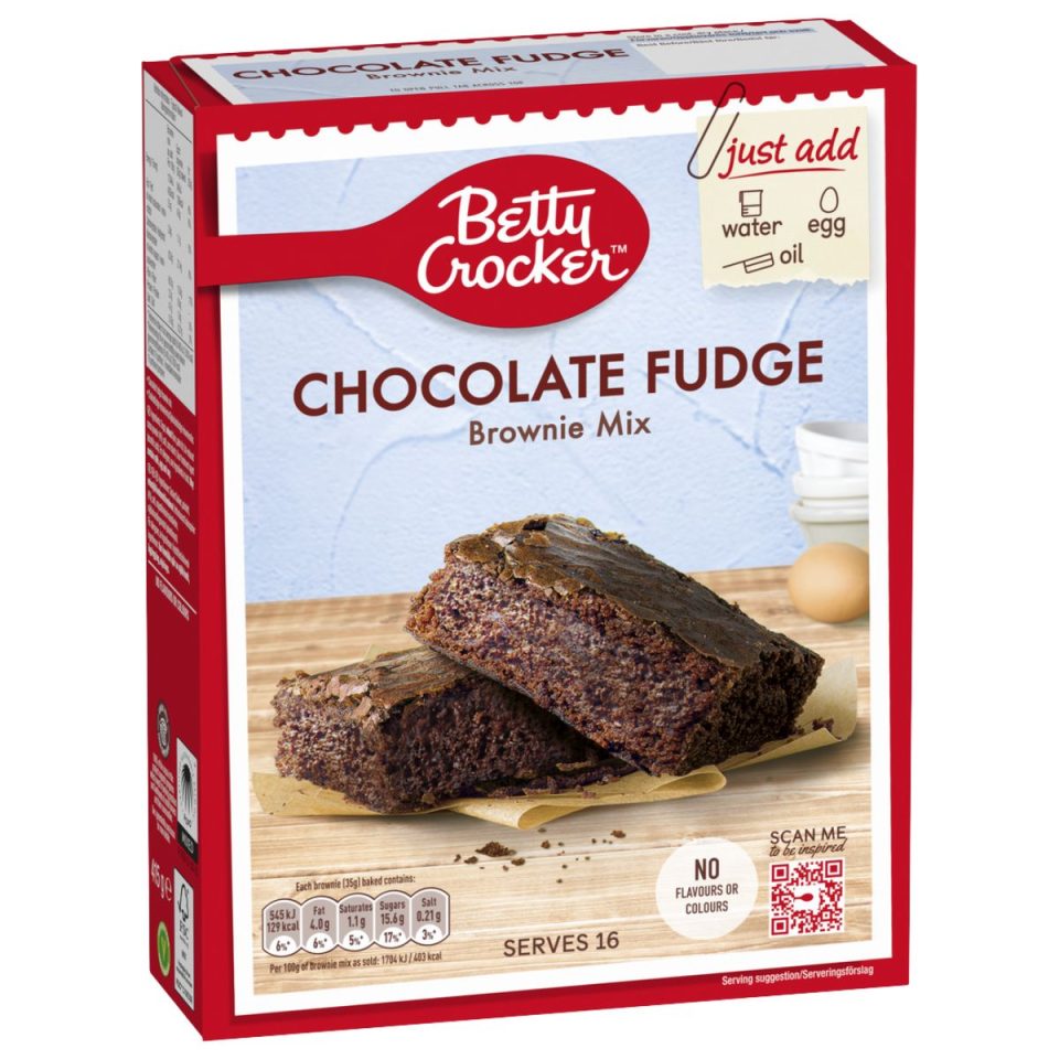 Betty Crocker Chocolate Fudge Brownie Mix 415 g