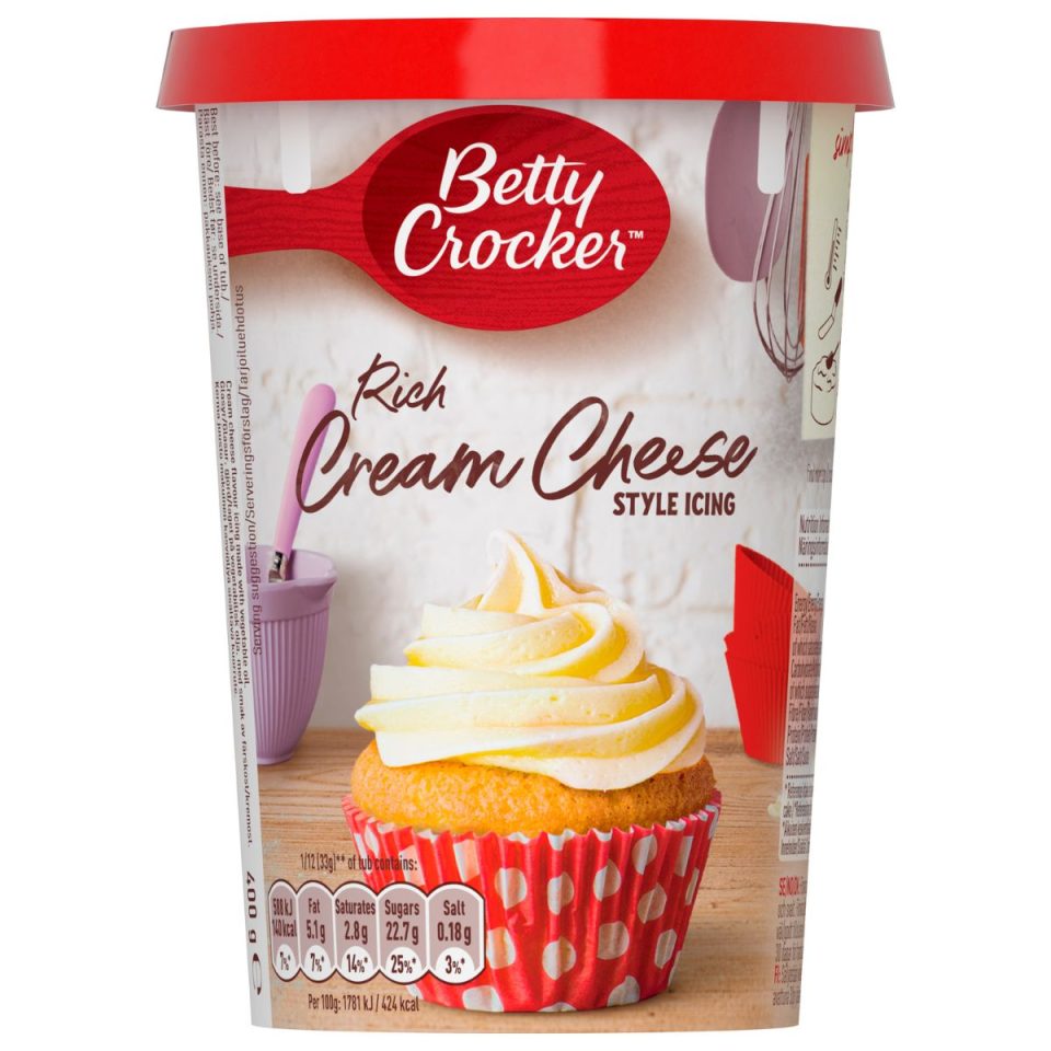 Betty Crocker Cream Cheese Style Icing 400 g