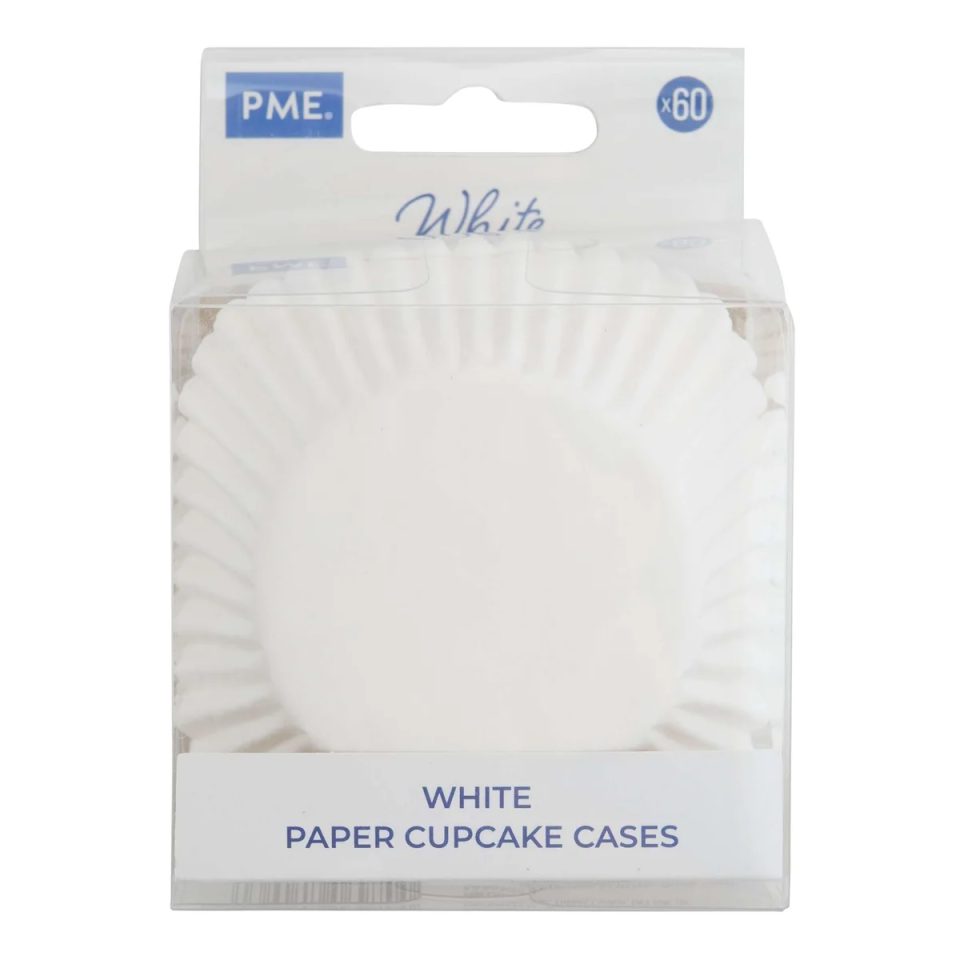 PME cupcakevormpjes White 60 stuks