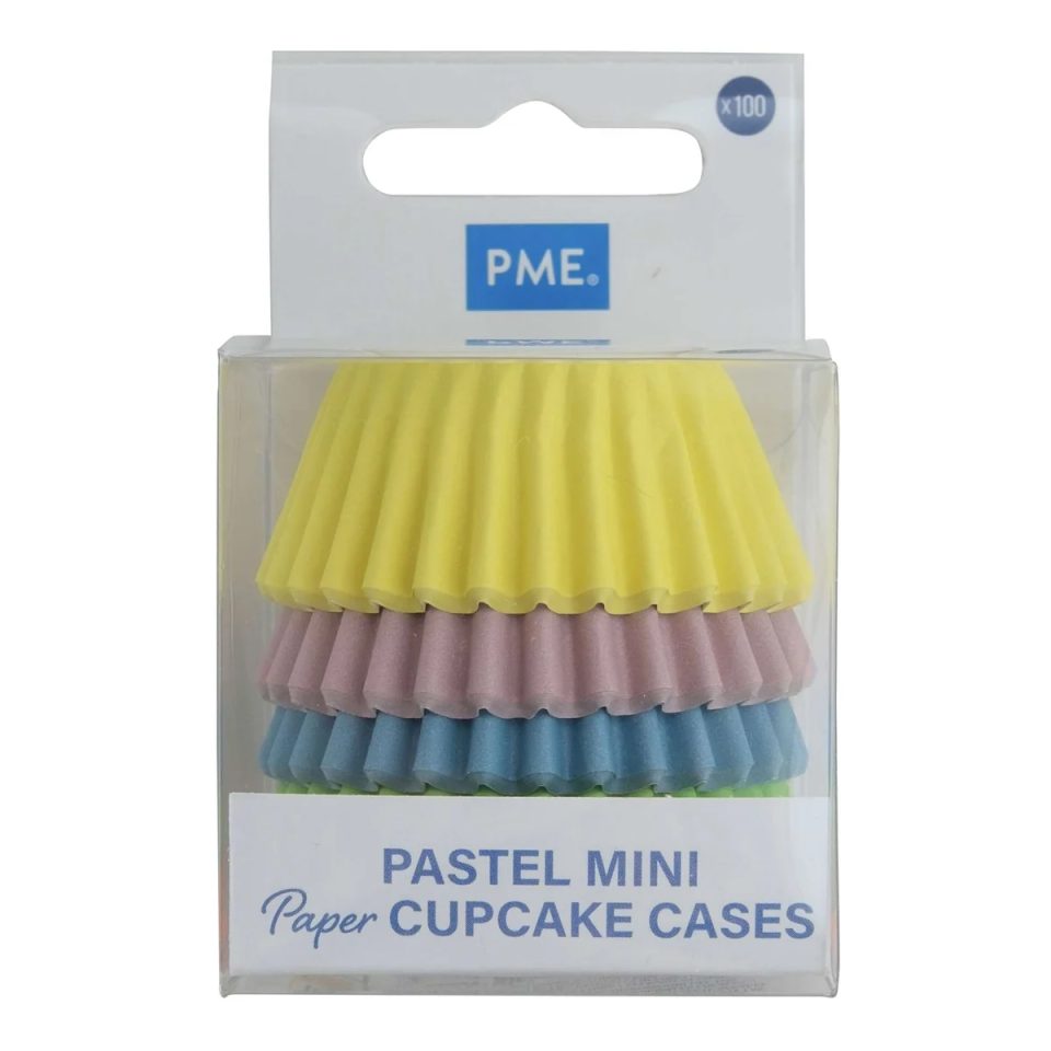 PME Mini cupcakevormpjes Pastel 100 stuks