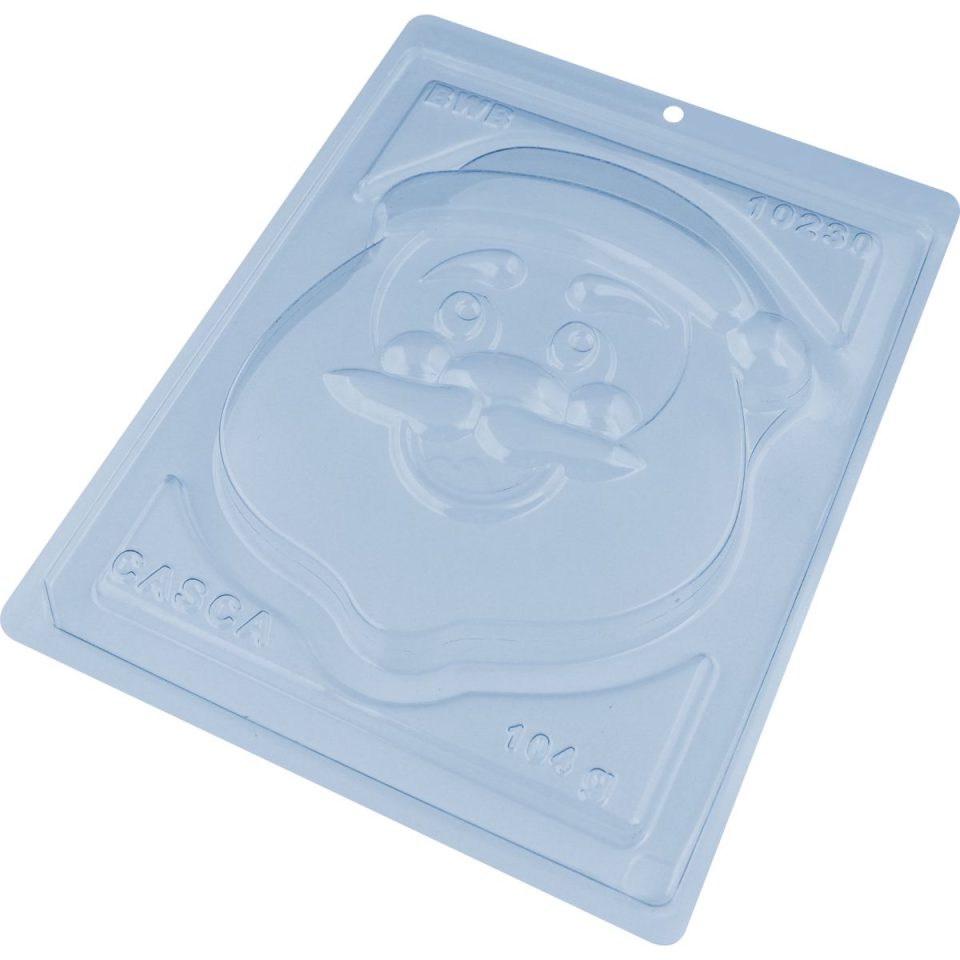 BWB chocolademal driedelig Santa Face