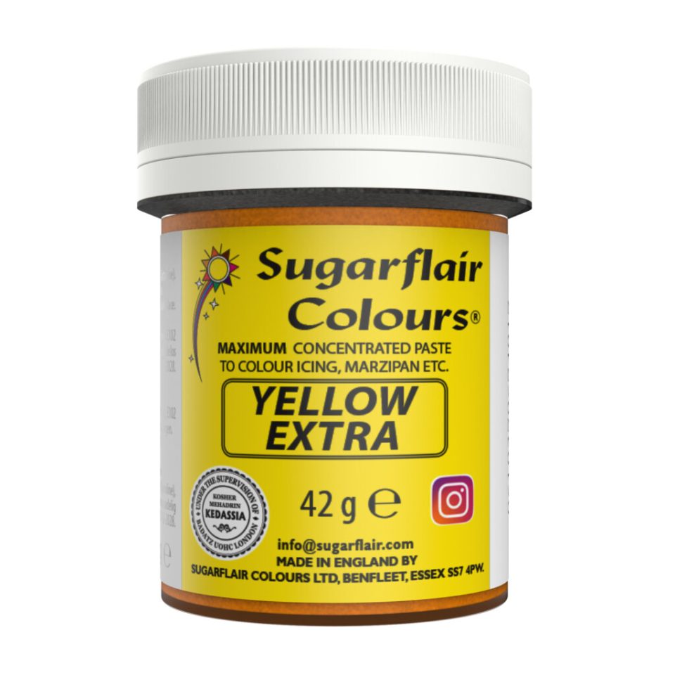 Sugarflair Max Concentrate kleurstof Yellow Extra 42 g