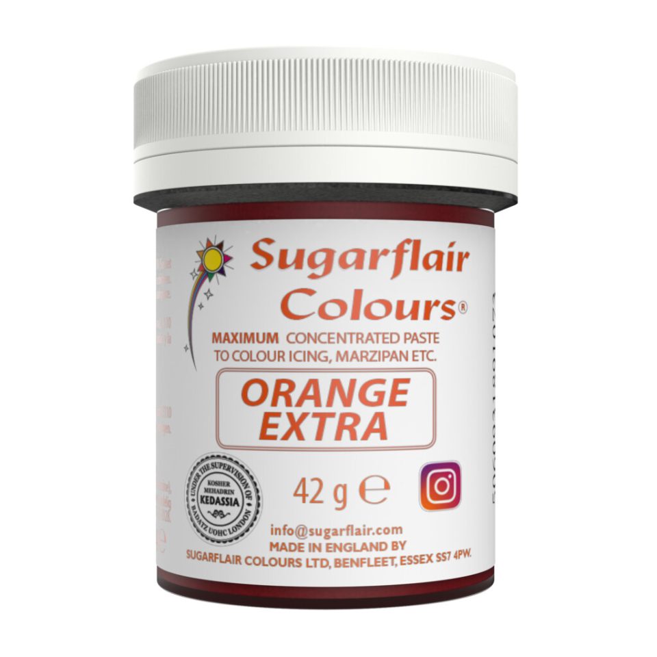 Sugarflair Max Concentrate kleurstof Orange Extra 42 g