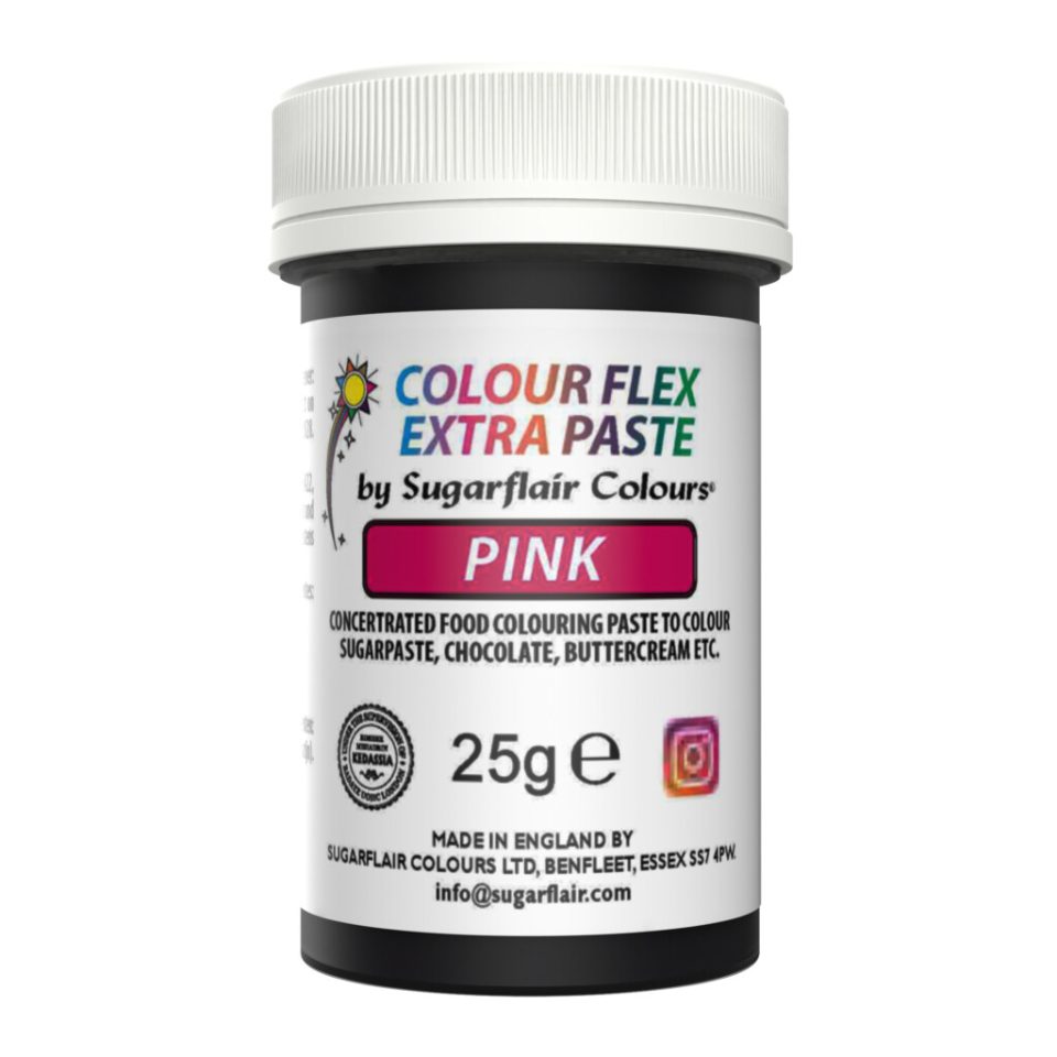 Sugarflair Colour Flex Extra Paste Pink 25 g