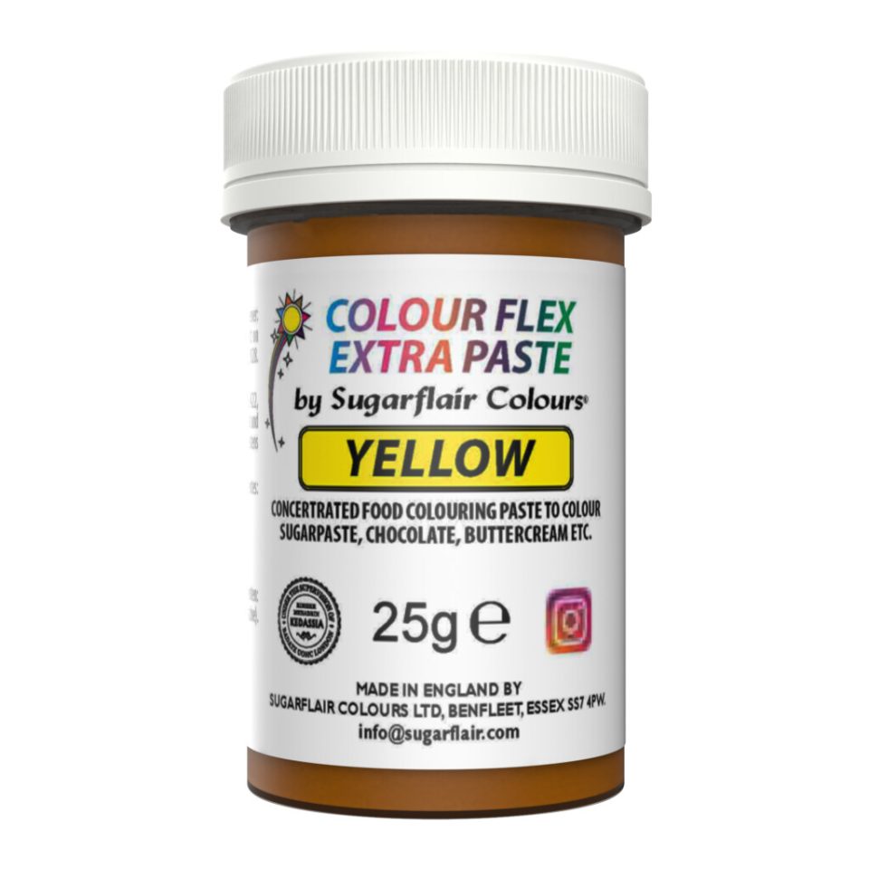 Sugarflair Colour Flex Extra Paste Yellow 25 g