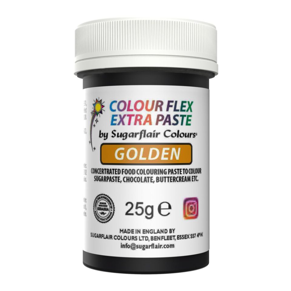 Sugarflair Colour Flex Extra Paste Golden 25 g