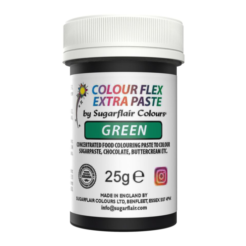 Sugarflair Colour Flex Extra Paste Green 25 g