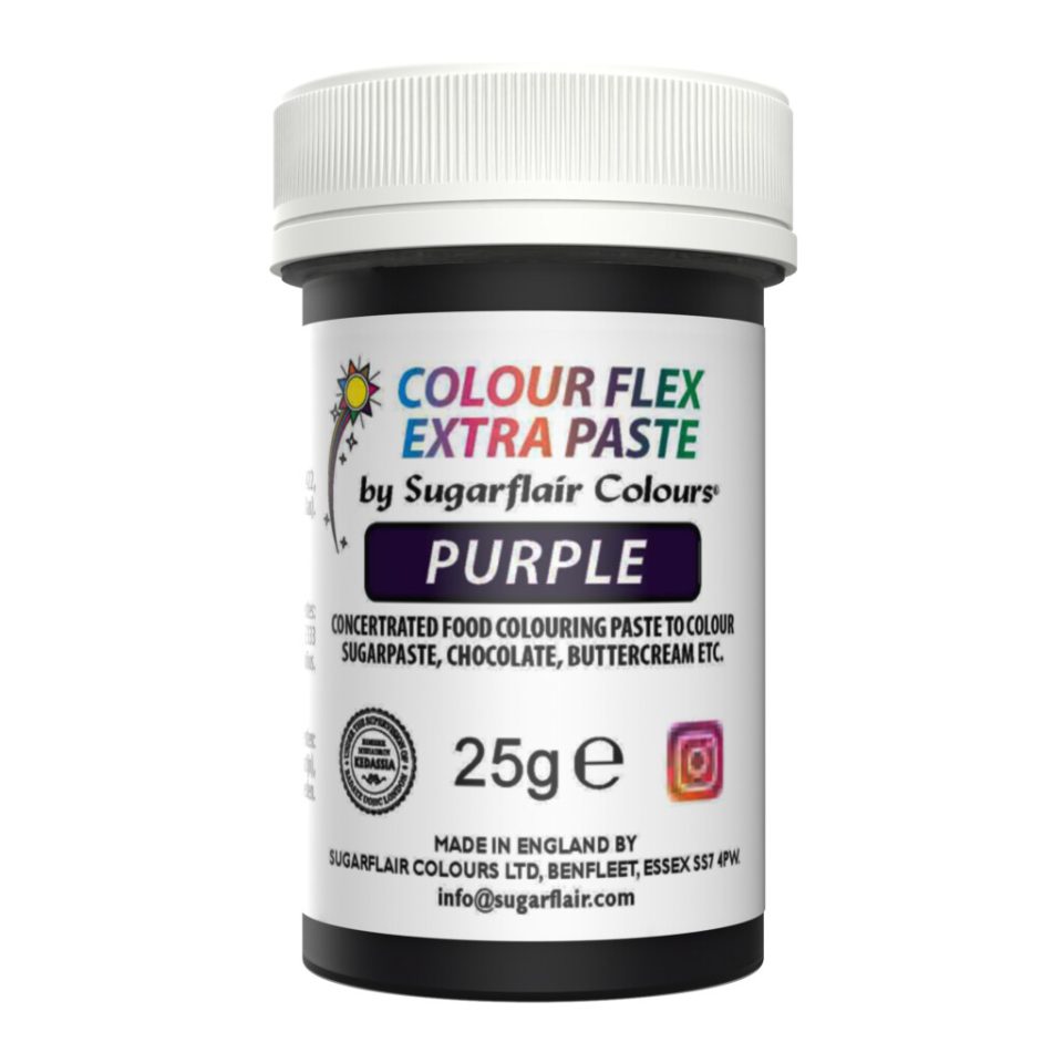 Sugarflair Colour Flex Extra Paste Purple 25 g