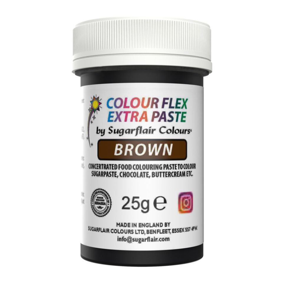 Sugarflair Colour Flex Extra Paste Brown 25 g