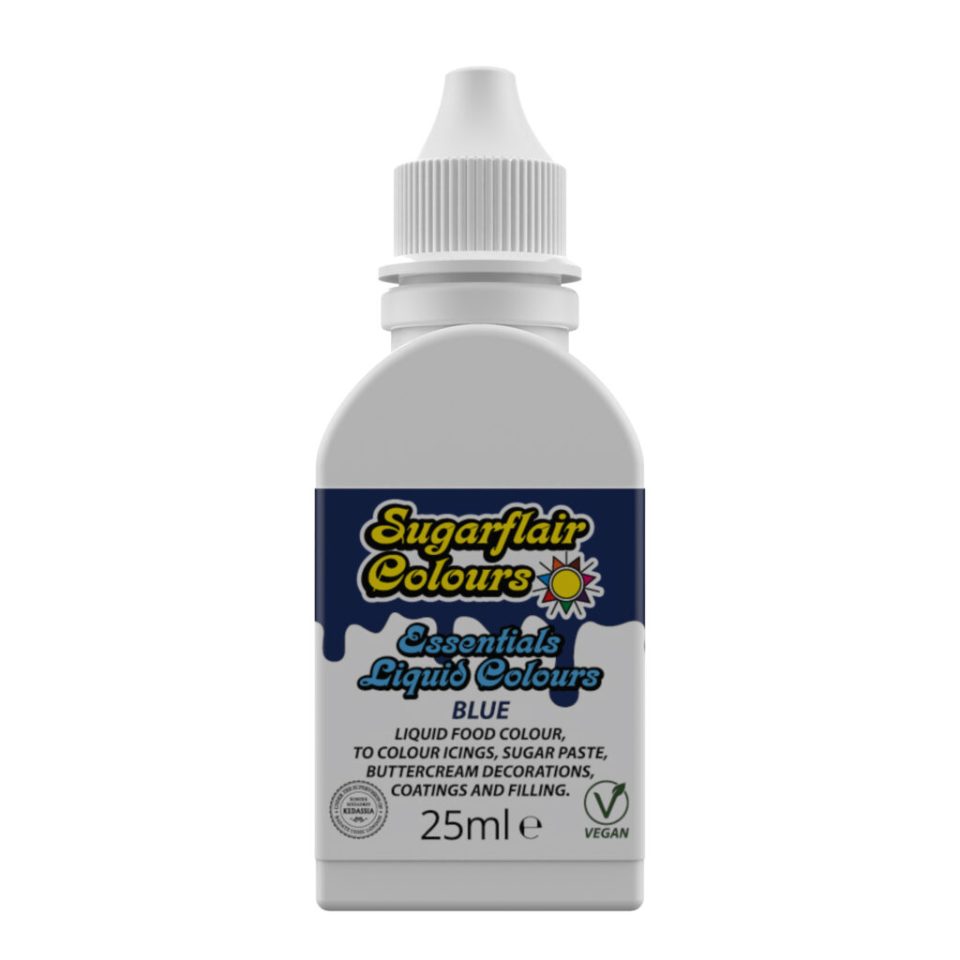 Sugarflair vloeibare kleurstof Blue 25 ml