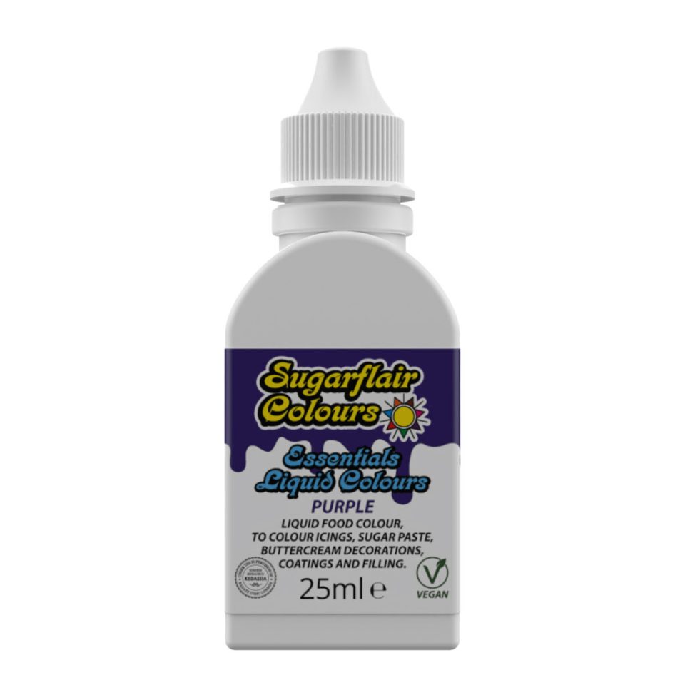 Sugarflair vloeibare kleurstof Purple 25 ml