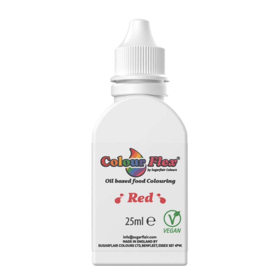 Sugarflair Colour Flex Oil Red 25 ml