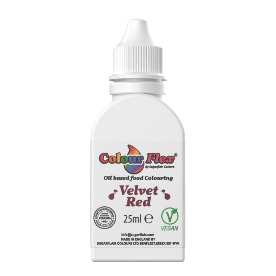 Sugarflair Colour Flex Oil Velvet Red 25 ml