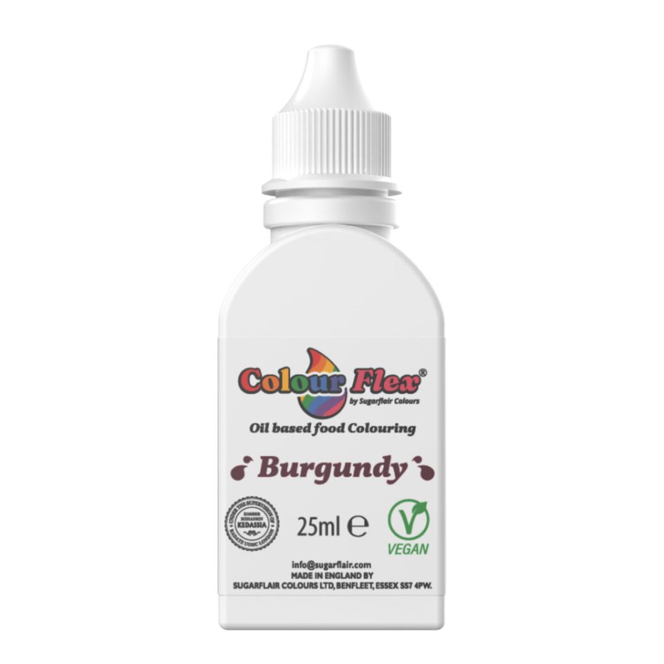 Sugarflair Colour Flex Oil Burgundy 25 ml
