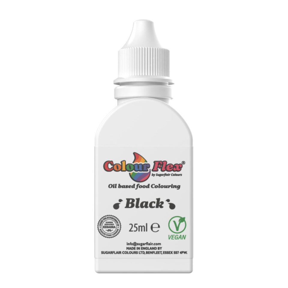 Sugarflair Colour Flex Oil Black 25 ml