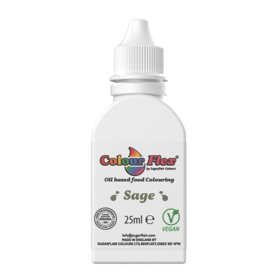 Sugarflair Colour Flex Oil Sage Green 25 ml