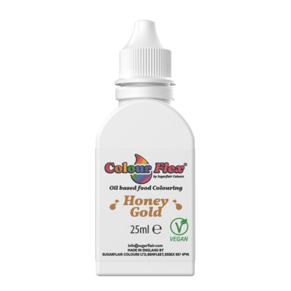 Sugarflair Colour Flex Oil Honey Gold 25 ml