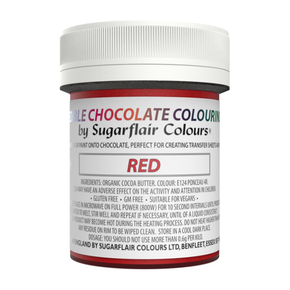 Sugarflair Chocolate Colouring Red 35 g
