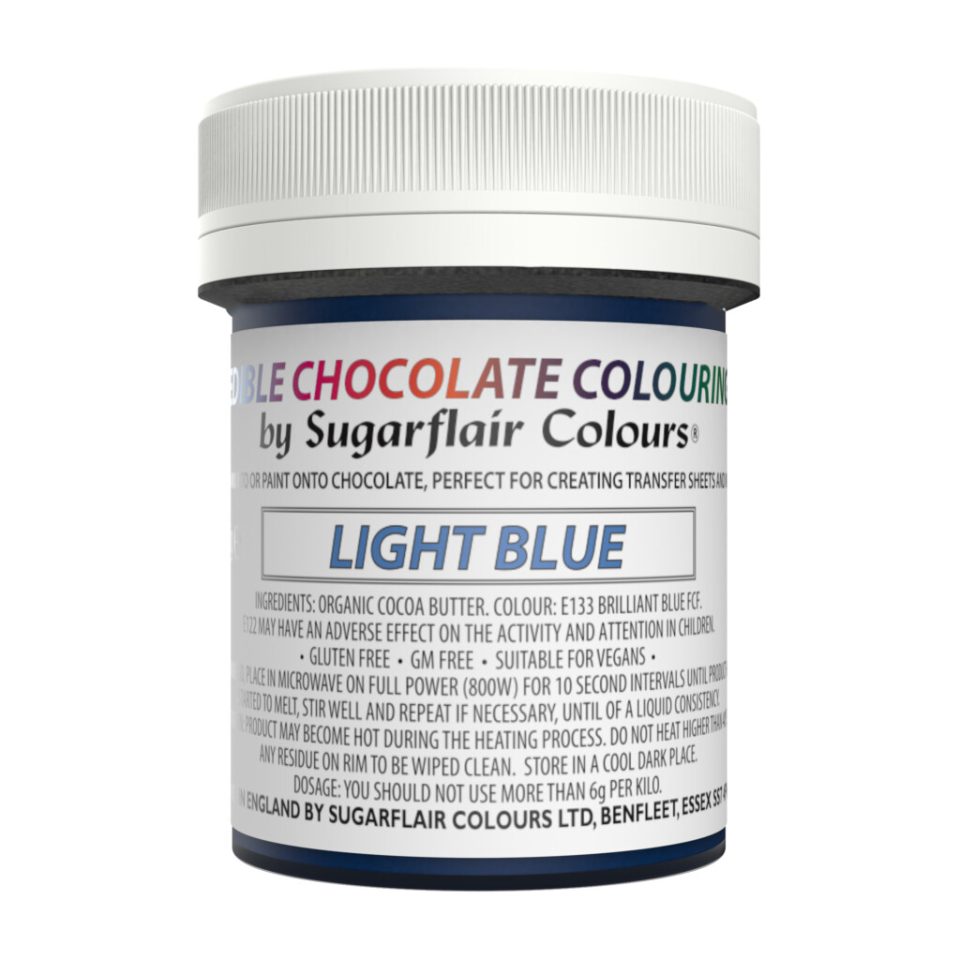 Sugarflair Chocolate Colouring Light Blue 35 g