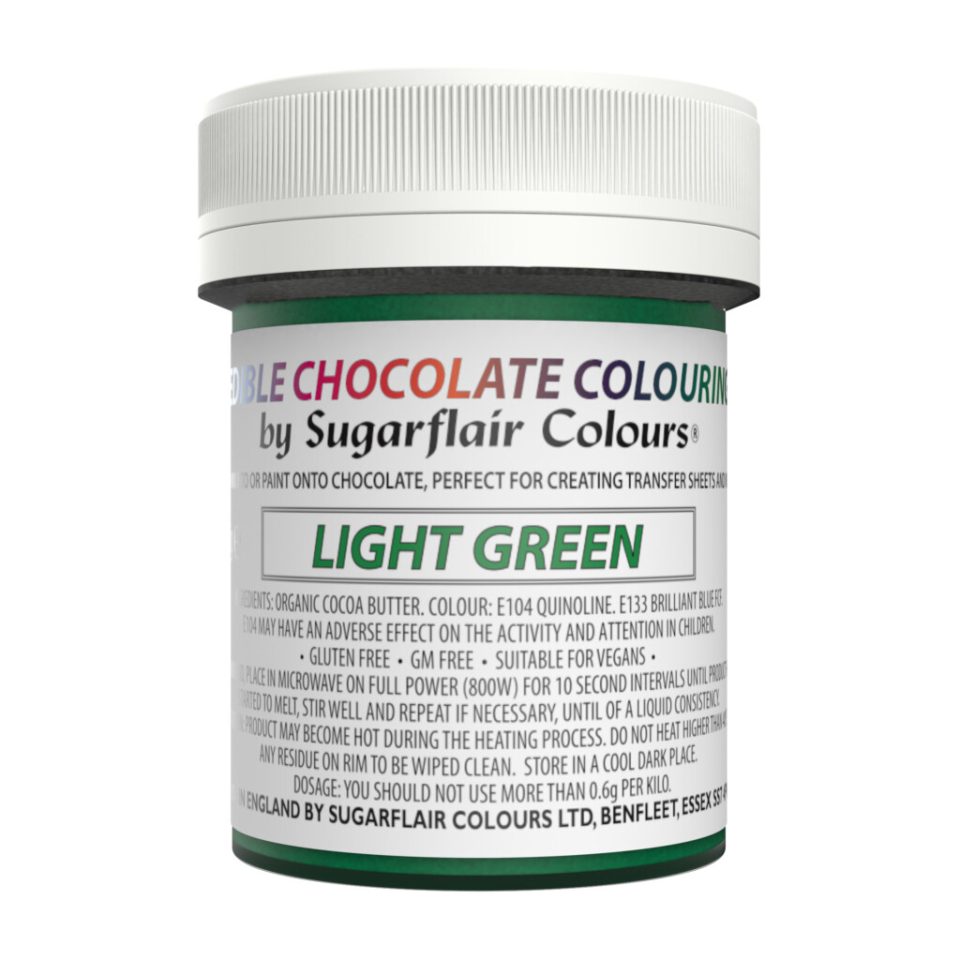 Sugarflair Chocolate Colouring Light Green 35 g