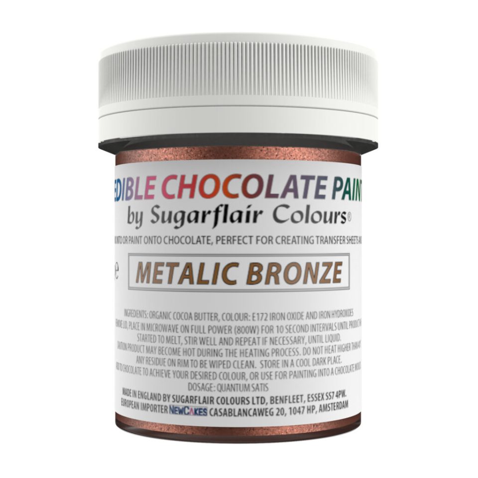 Sugarflair Chocolate Paint Metallic Bronze 35 g