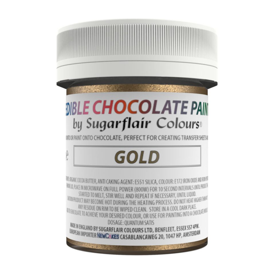 Sugarflair Chocolate Paint Gold 35 g