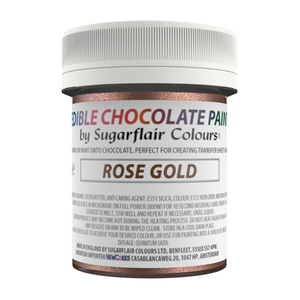 Sugarflair Chocolate Paint Rose Gold 35 g