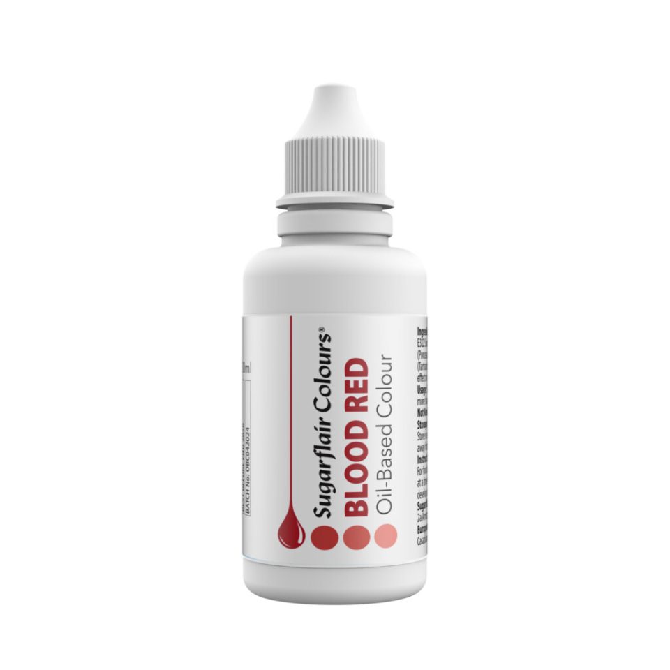 Sugarflair Oil Based Colour Blood Red 30 ml