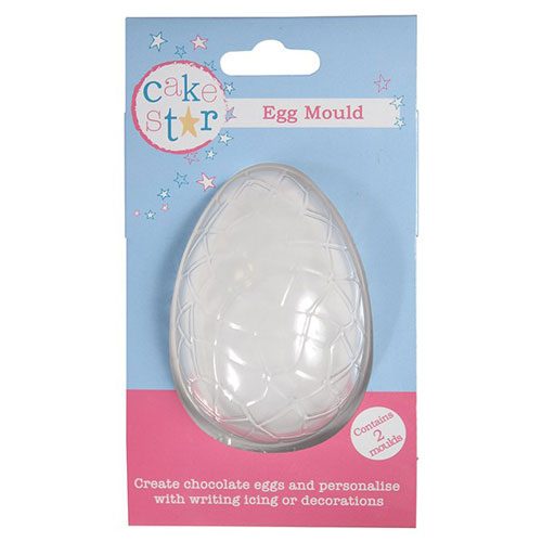 Cake Star mal Cracked Half Egg klein set van 2