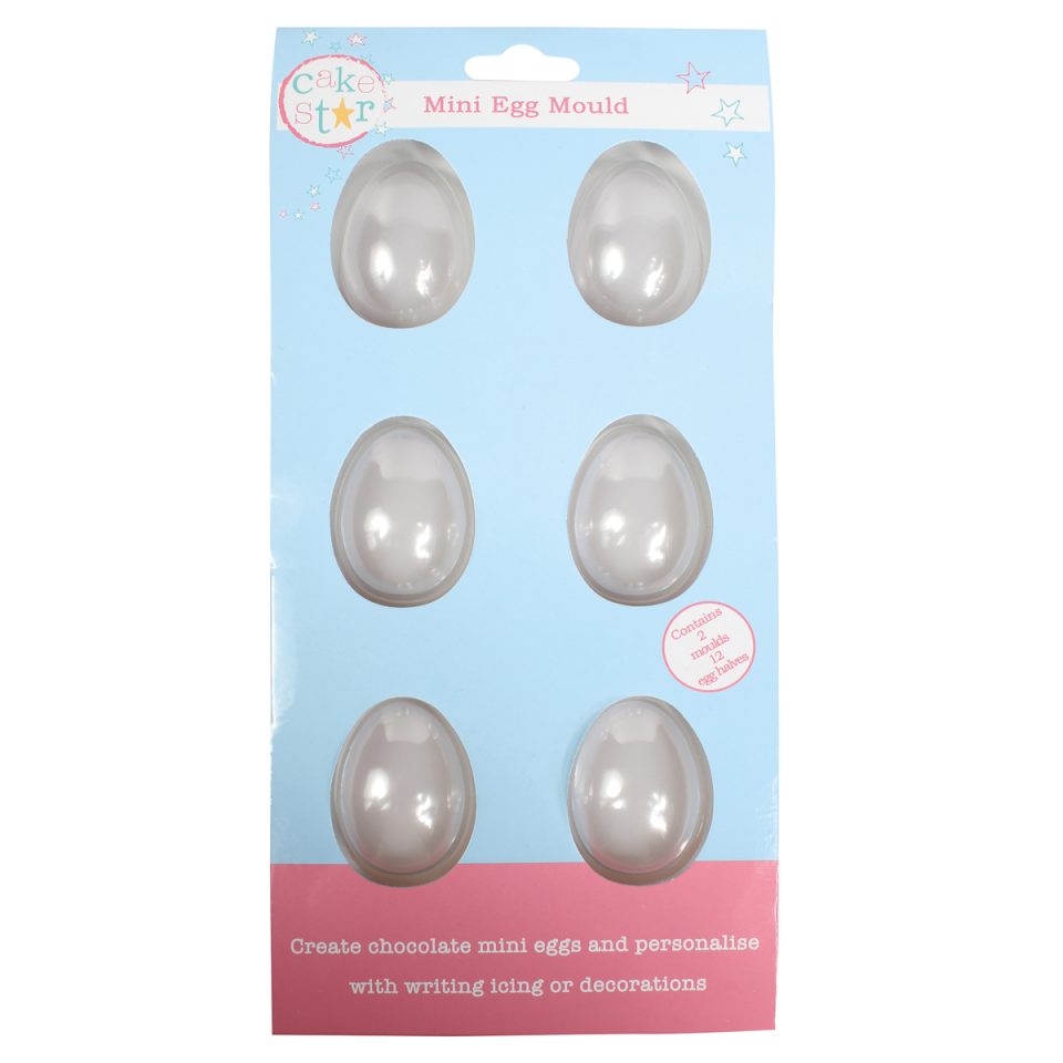 Cake Star mal 6 Mini Egg set van 2
