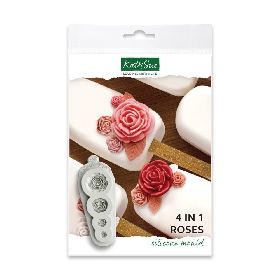 Katy Sue siliconen mal 4 in 1 Roses