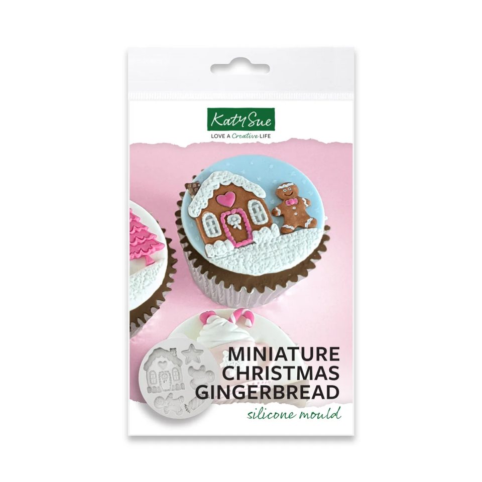 Katy Sue siliconen mal Miniature Christmasgingerbread