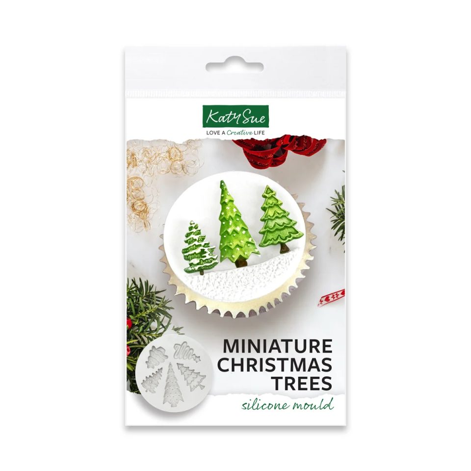 Katy Sue siliconen mal Miniature Christmas Trees