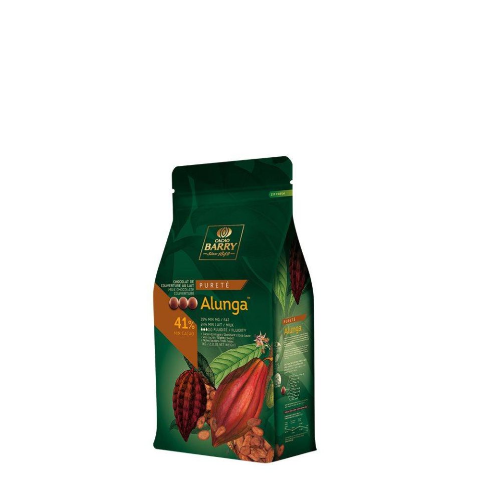 Cacao Barry Alunga 41% Milk Chocolate Callets 1 kg