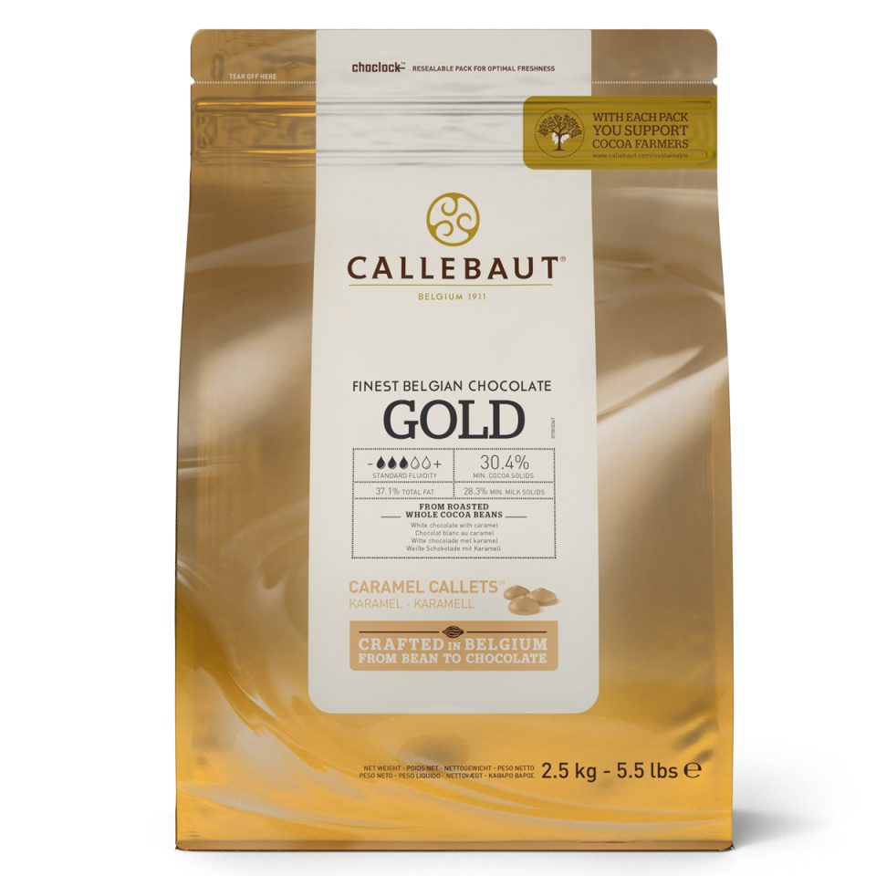 Callebaut Chocolate Callets Gold 2,5 kg