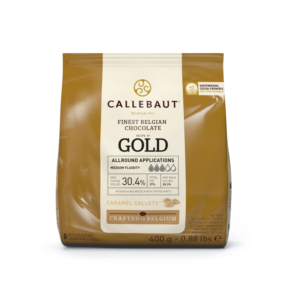 Callebaut Chocolate Callets Gold 400 g