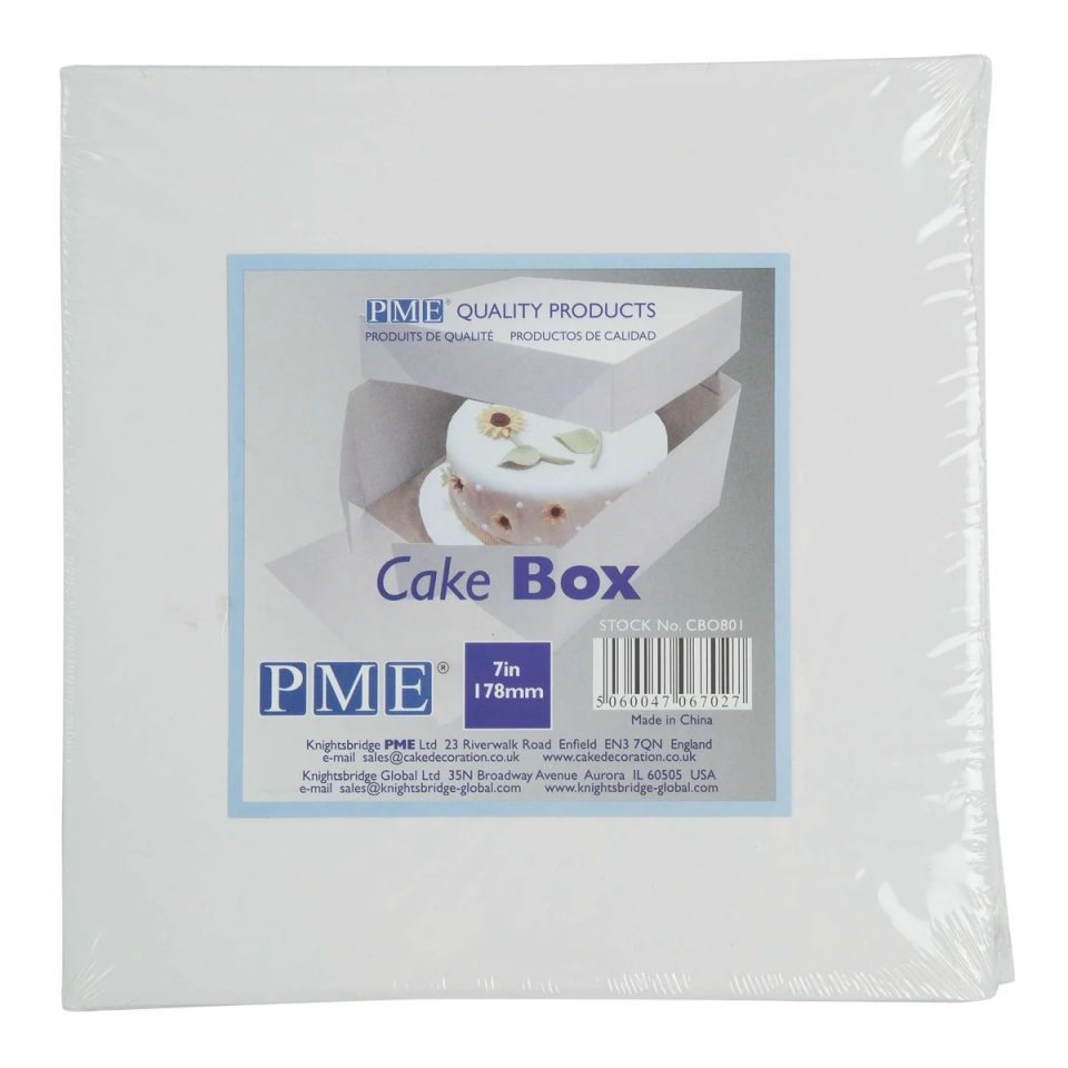PME taartdoos 17,5x17,5x15 cm